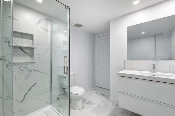 Basement Bathroom Construction in Port Orchard